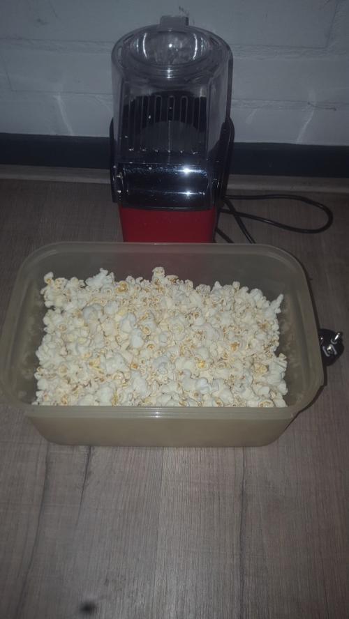 Mini Electric Popcorn Popper Machine for Home Use photo review