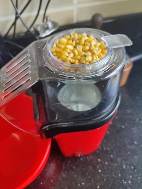 Mini Electric Popcorn Popper Machine for Home Use photo review