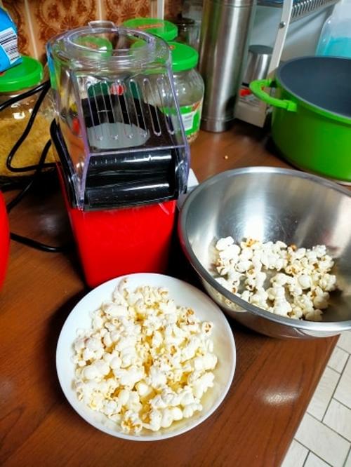 Mini Electric Popcorn Popper Machine for Home Use photo review