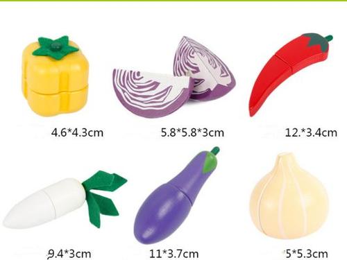 Miniature Kitchen Toys for Pretend Play with Vegetables