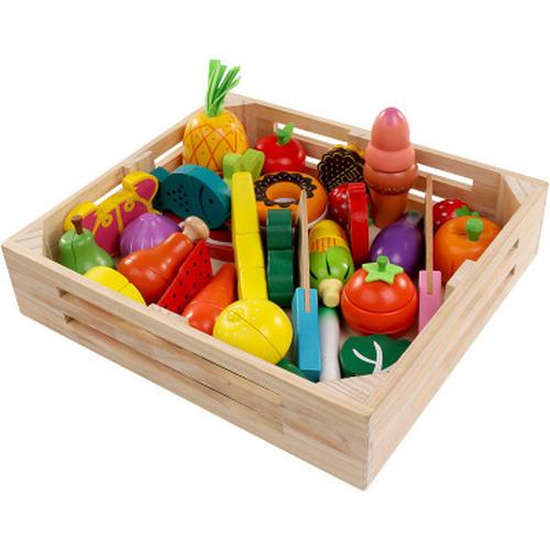 Miniature Kitchen Toys for Pretend Play with Vegetables