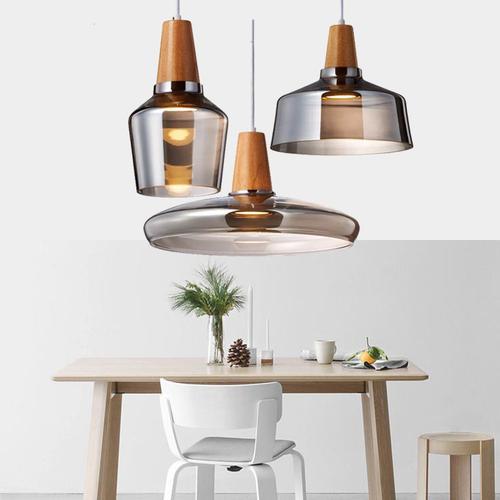 Modern Wood Pendant Lamp for Dining Living Room