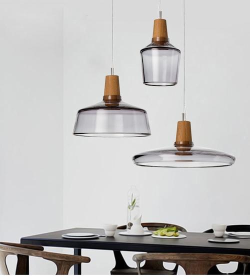 Modern Wood Pendant Lamp for Dining Living Room