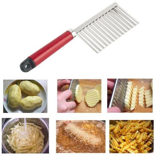 Multifunctional Stainless Steel Crinkle Cutter Knife for Vegetables