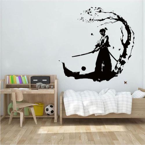 Ninja Samurai Wall Sticker for Boys Room Decor