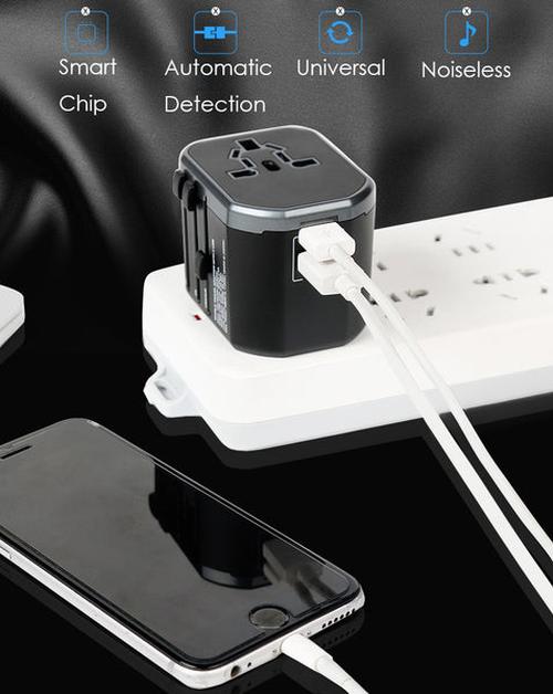 One-Size-Fits-All Travel Plug Adapter That Works In 150+ Countries