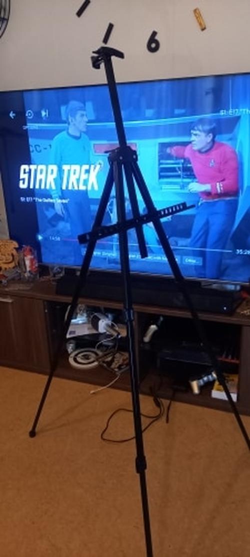 Outdoor Portable Iron Easel Folding Easel photo review