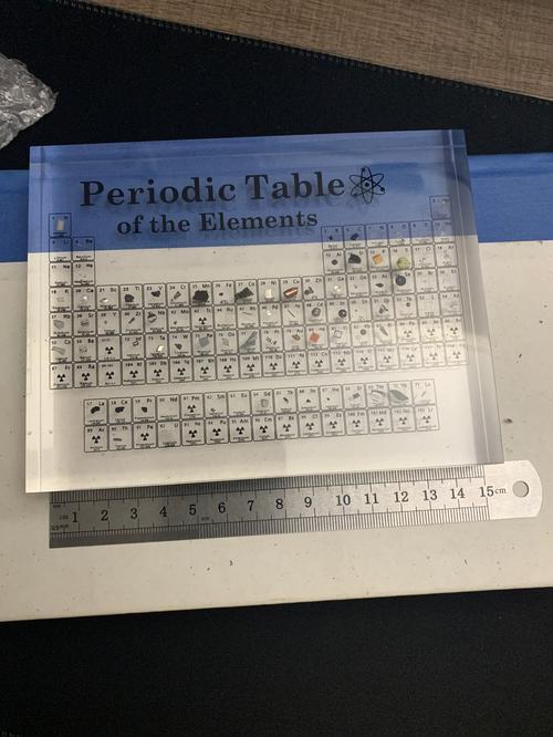 Periodic Table Display With Real Elements photo review