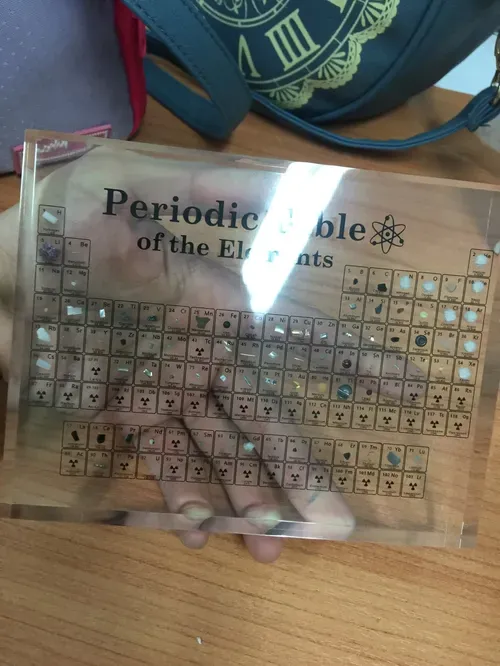 Periodic Table Display With Real Elements photo review