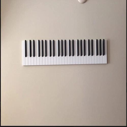 Piano Wooden Coat Racks, Wooden Piano Keyboard Shape Hook Hanger