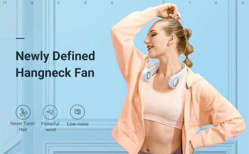 Portable Air Conditioner Neck Fan, Hands Free Wearable Bladeless Fan