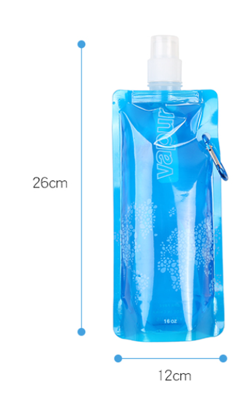 Portable Bottles With Carabiner Clip – Easy To Carry Collapsible Water Bottles