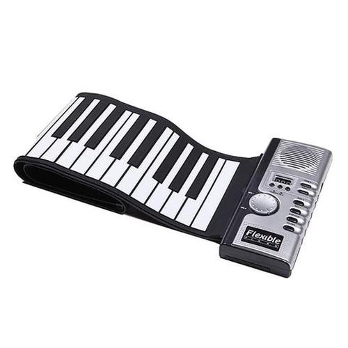 Portable Electric Roll Up Keyboard Piano, 61 Key Hand Roll Piano