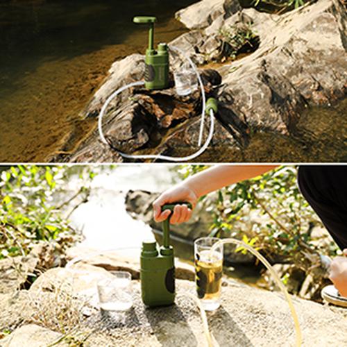 Portable Outdoor Water Purifier for Camping, Hiking, and Survival