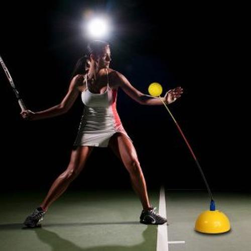 Portable Tennis Trainer Machine for Swing Ball Practice, Beginner Equipment