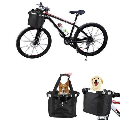 Premium Bicycle Dog Basket Front Dog Carrier Basket