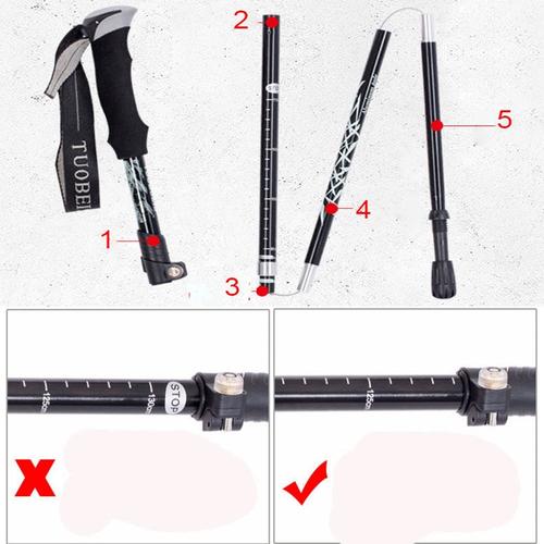 Premium Enhanced Automatic Retractable Hiking Stick