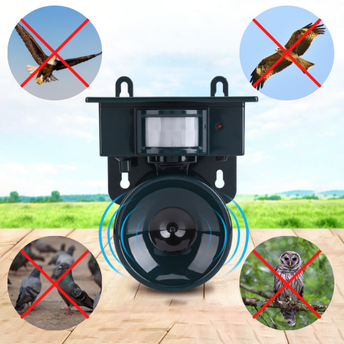 Premium Motion Sensor Bird Repeller &amp; Scarer