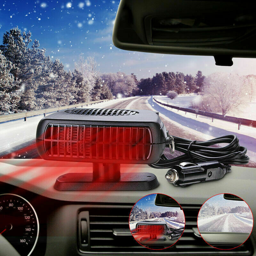 Premium Portable Car Heater Windshield Defroster Plug In 12 Volt Space Heater For Cars