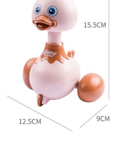 Press And Shake Duck Motorcycle Toy