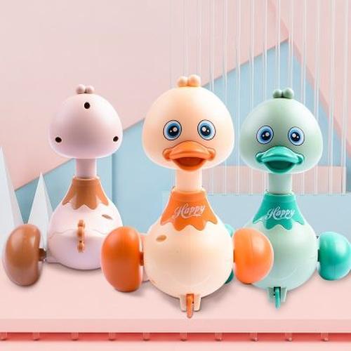 Press And Shake Duck Motorcycle Toy