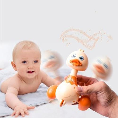 Press And Shake Duck Motorcycle Toy