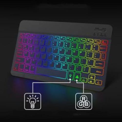 Rainbow Backlit Wireless Mouse Keyboard