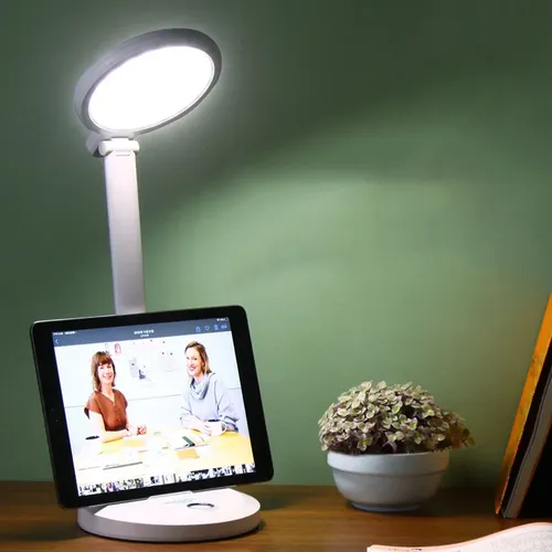 Rechargeable Eye-Protection LED Desk Lamp for College Students, Dormitory, Bedroom, Bedside Reading Night Light