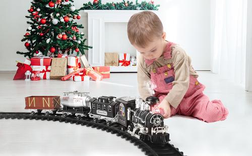 Remote Control With 3 Speeds | Rc Train Set With Smoke, Sound And Light