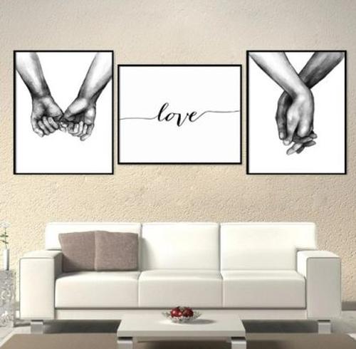 Romantic Black And White Wall Murals, Decorate Your Home