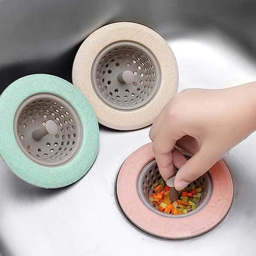 Silicone Hair Sink Filter Anti-Bathtub Stopper for Kitchen Household Tools