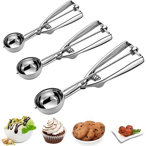 Stainless Steel Ice Cream Scoop with Trigger