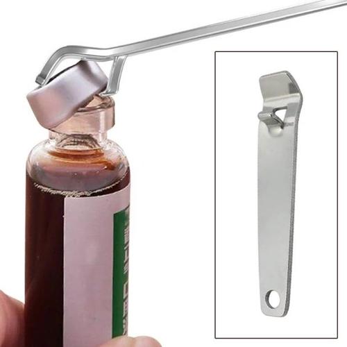 Stainless Steel Oral Liquid Vial Opener - Portable, Nurse, Doctor, Medical Tool