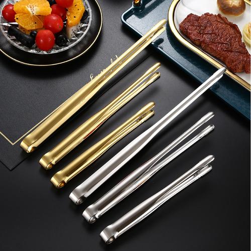 Stainless Steel Tongs - Portable Barbecue Tongs - Cooking Bbq Gadgets