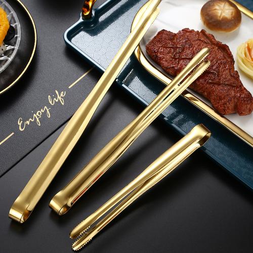 Stainless Steel Tongs - Portable Barbecue Tongs - Cooking Bbq Gadgets