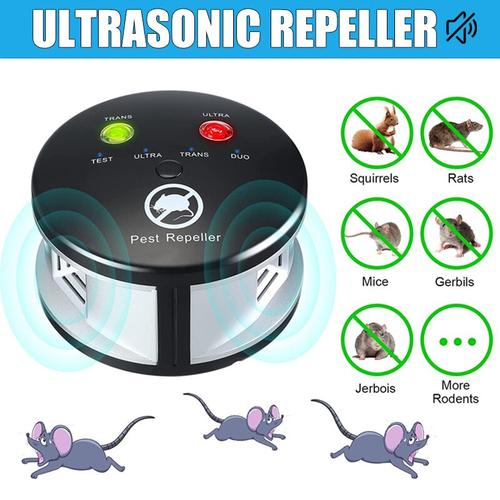 Ultrasonic Pest Repeller - 360° Rodent Repellent &amp; Insect Killer