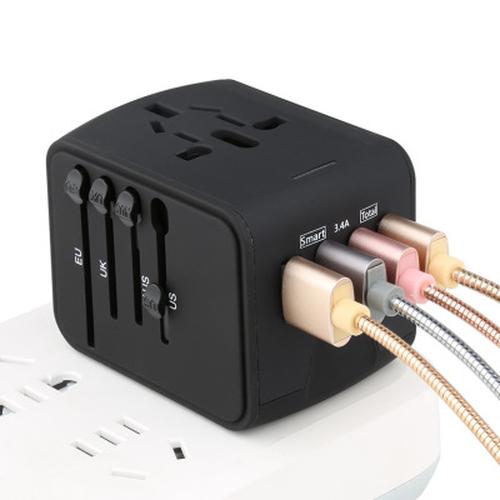 Universal Travel Adapter with 2 USB Ports for All Smart Devices