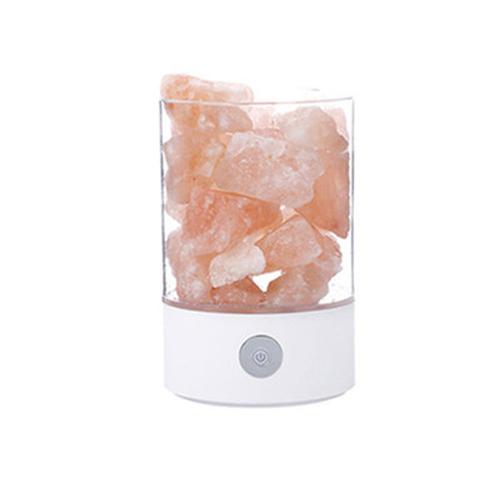 USB Crystal Light Natural Himalayan Salt LED Lamp