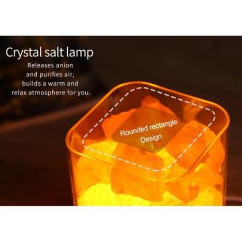 USB Crystal Light Natural Himalayan Salt LED Lamp