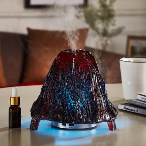 Volcanic Eruption Aroma Diffuser &amp; Humidifier with LED Light and Auto Shut-Off