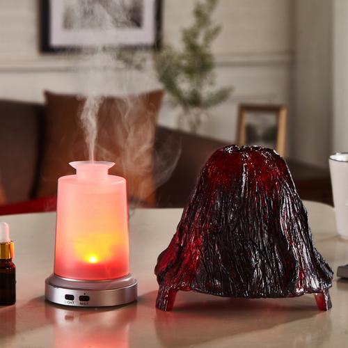 Volcanic Eruption Aroma Diffuser &amp; Humidifier with LED Light and Auto Shut-Off