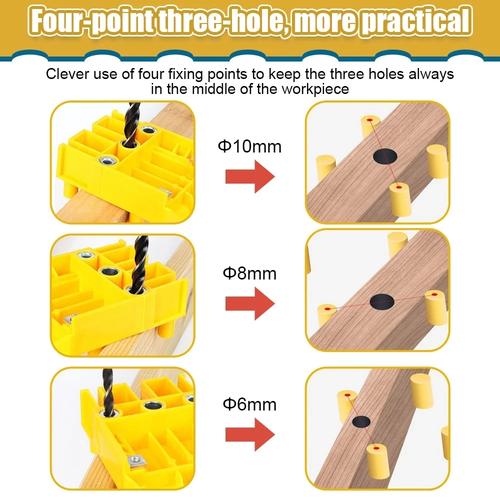 Wood Doweling Hole Drill Guide