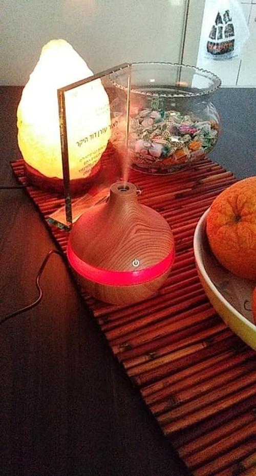 Wood Grain Aromatherapy USB Humidifier Drops Water Air Purification photo review