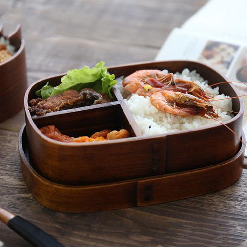 Wooden Lunch Box Japanese Bento Lunchbox